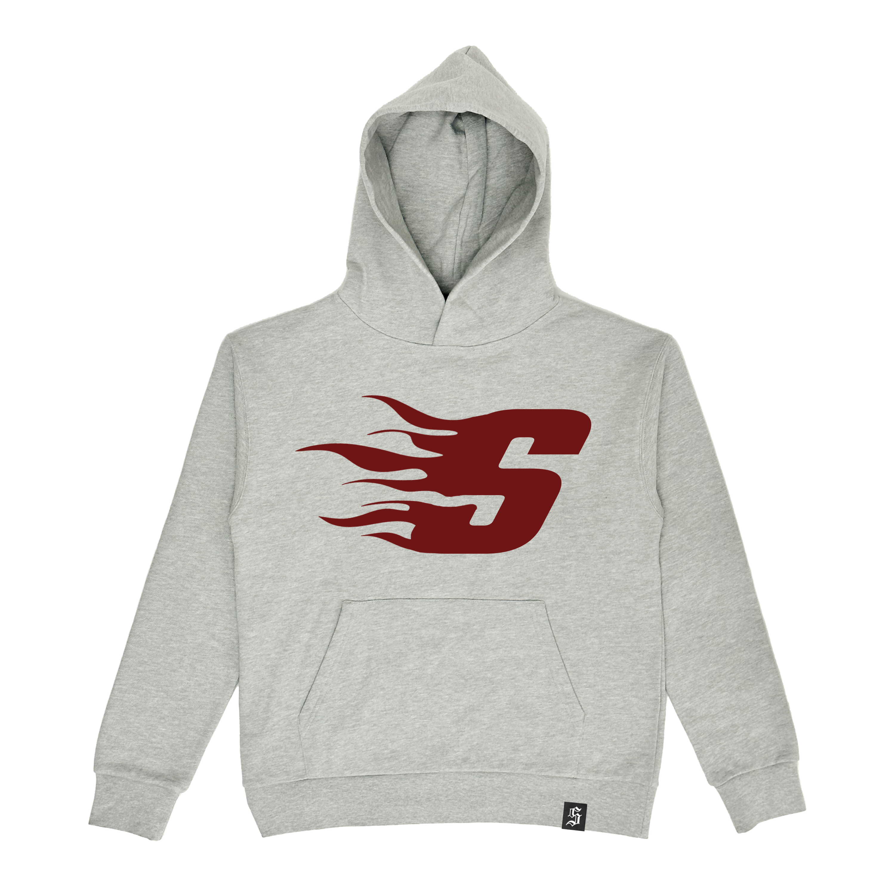 Flame S Grey Hoodie