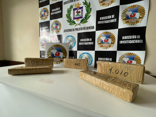 5 tijolos de maconha são apreendidos e irmãos presos durante ação da Polícia de Rivera
