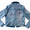 Thumbnail: Women's Hand-Painted Jean Jacket with Romans 12 