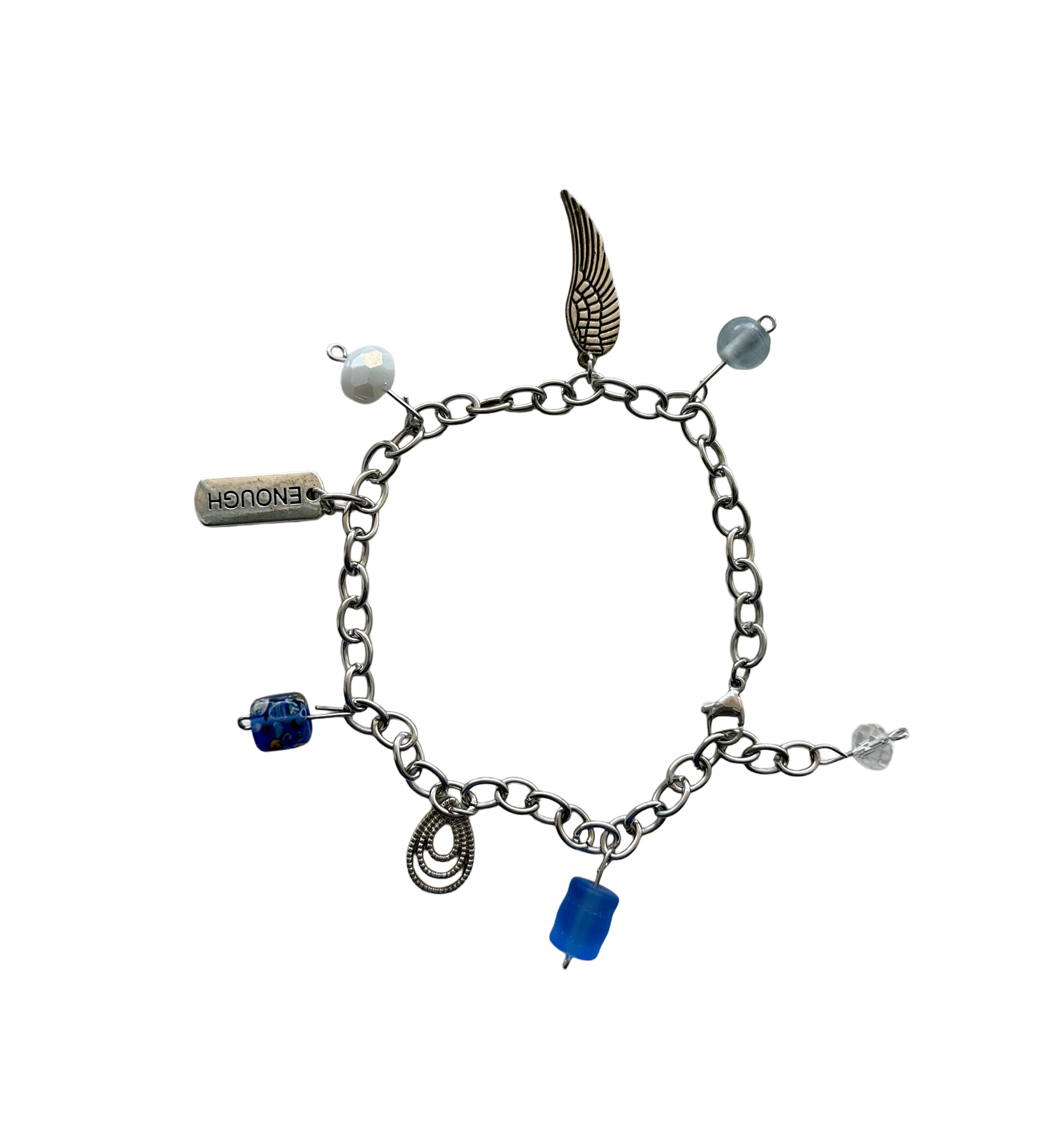 Identity in Christ Charm Chain Adjustable Bracelet Inspirational Gift for Women