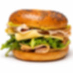 Turkey & Gouda Bagel