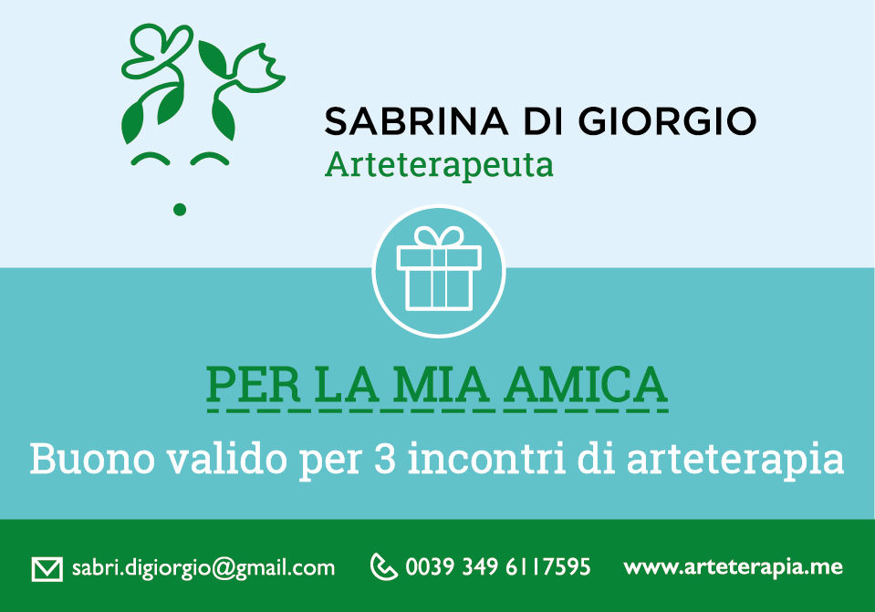 L'immagine mostra un buono vouche per arteterapia