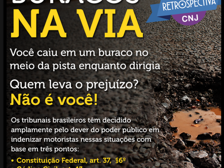 Buracona pista? Quem leva o prejuízo não é você!!!