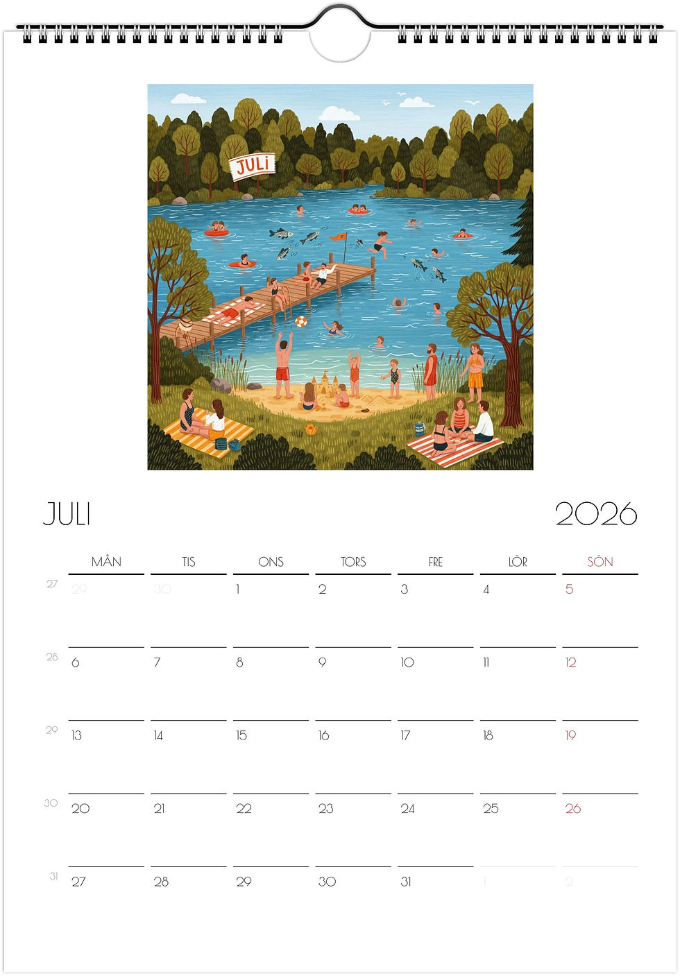 Miniatyrbild: Väggkalender Fräntorp