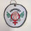 Miniatyrbild: Nyckelring feminist 