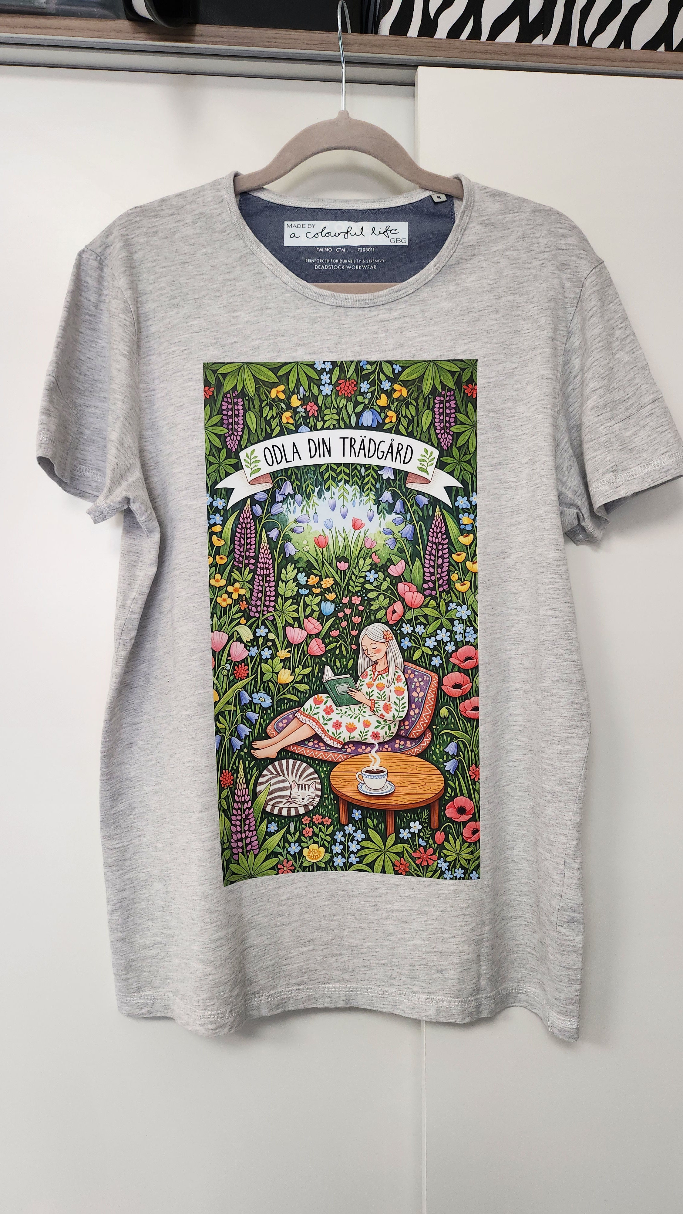 Odla din trädgård t-shirt grå 