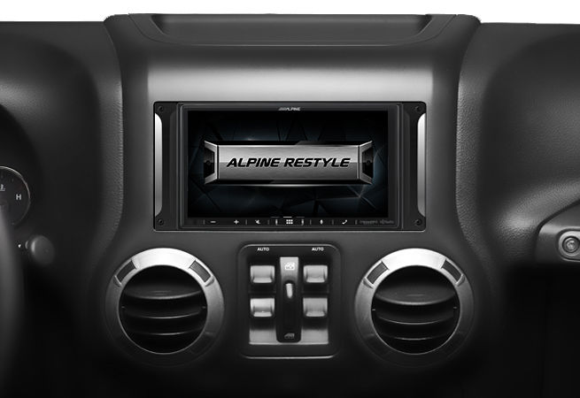 Thumbnail: Alpine I407-WRA-JK 7-Inch Multimedia Receiver for the 2007 -18 Jeep� Wrangler