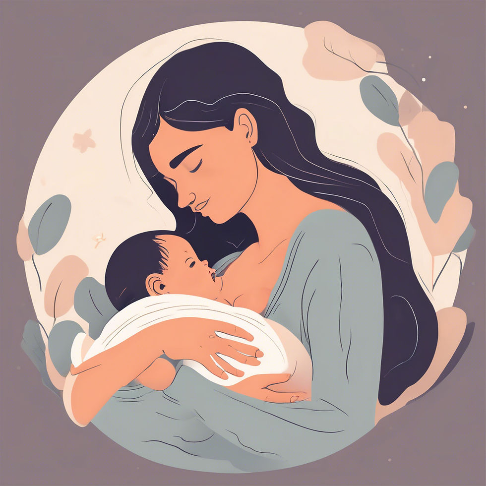 a new mother with a newborn baby breastfeeding .jpg