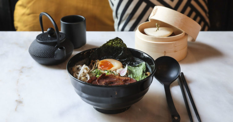 Arranged Food and Objects