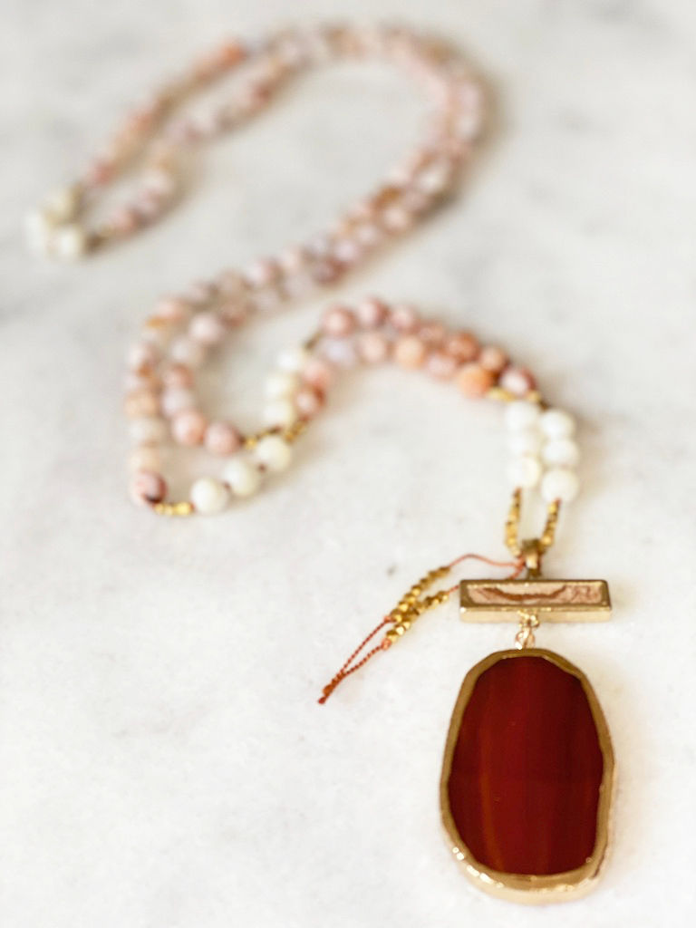 Thumbnail: Unfurling Dreams Mala Necklace