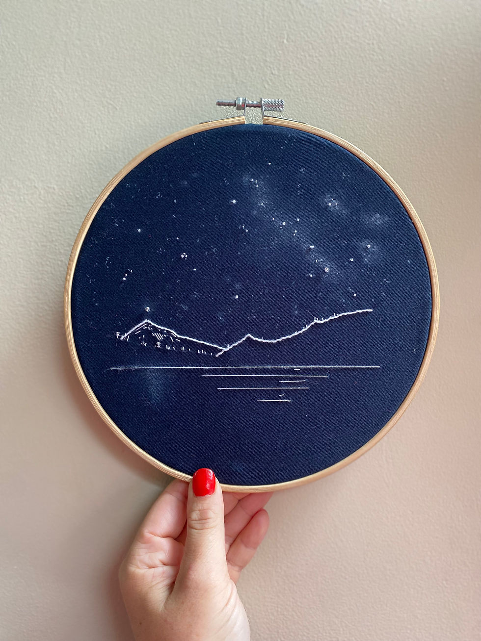 Mountain Landscape Embroidery Tutorial