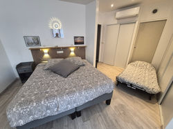 lit Queen chambre Soleillas