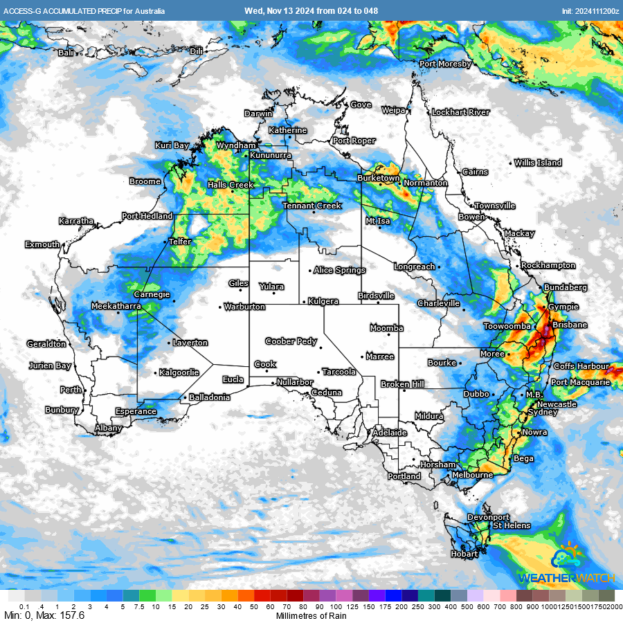 Severe, Potentially Destructive Storms for Brisbane & Southeast Queensland