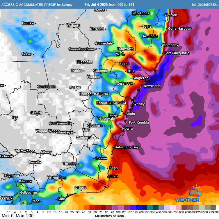 East Coast Low Threatens Gales from Sydney to Brisbane