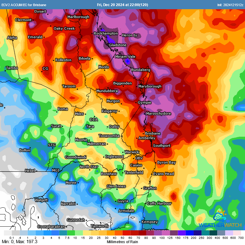 Sub-Tropical Low Brings Heavy Rainfall Threat to Southern to Central ...