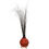 Thumbnail: onion grass floor lamp in black and red design