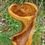 Thumbnail: Heart table hand carved in honey finish