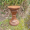 Thumbnail: Ornate hand carved pedestal side table