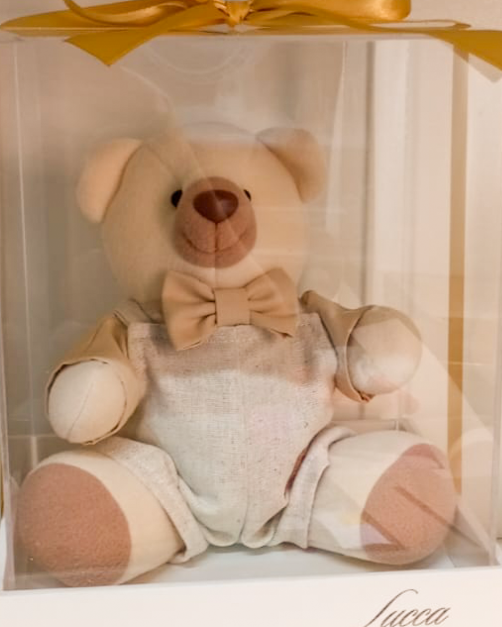 Miniatura: Caixa Cúpula Personalizada com gaveta e ursinho