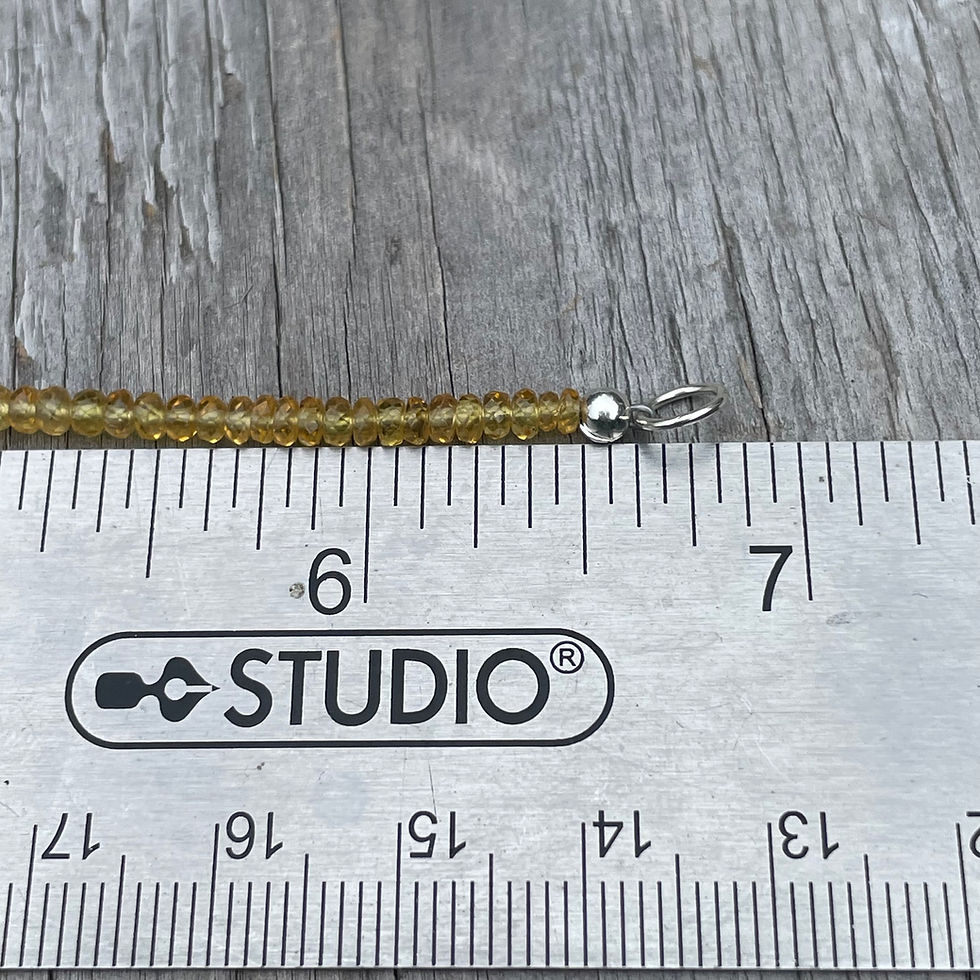 Thumbnail: GenVie Designs yellow sapphire bracelet