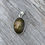 Thumbnail: Small oval faceted labradorite pendant