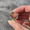 Thumbnail: Chunky wide band sunstone ring