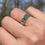 Thumbnail: Marija Designs Emerald Wide Band Ring