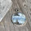 Thumbnail: Round blue opal pendant