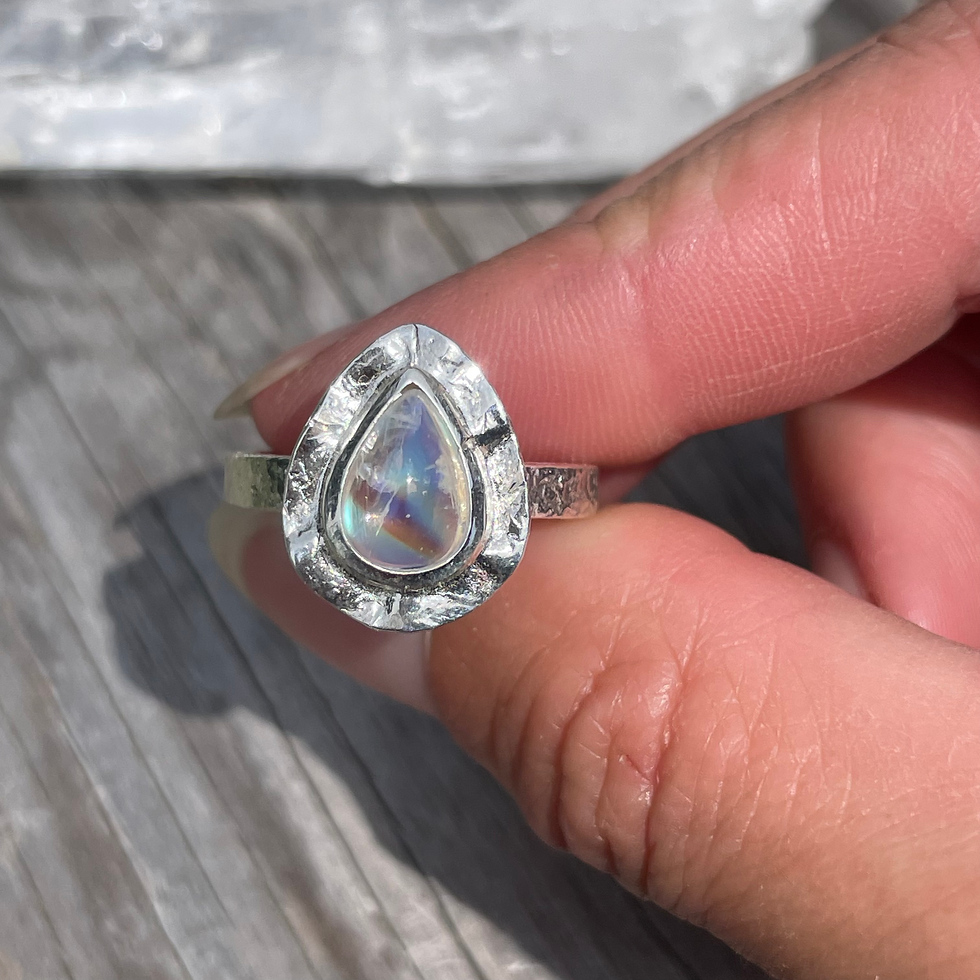 Thumbnail: Marija Designs Signature Design Moonstone Ring