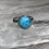 Thumbnail: Small round larimar ring