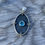 Thumbnail: Roulette 18 Blue Topaz Ornate Victorian Pendant