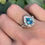 Thumbnail: Marija Designs  Signature Setting Blue Topaz Ring