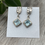 Thumbnail: Blue topaz stud top earrings