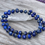 Thumbnail: GenVie Designs faceted lapis with pyrite beads necklace