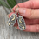 Thumbnail: Gold and silver detailed setting earrings