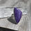 Thumbnail: Large freeform charoite ring