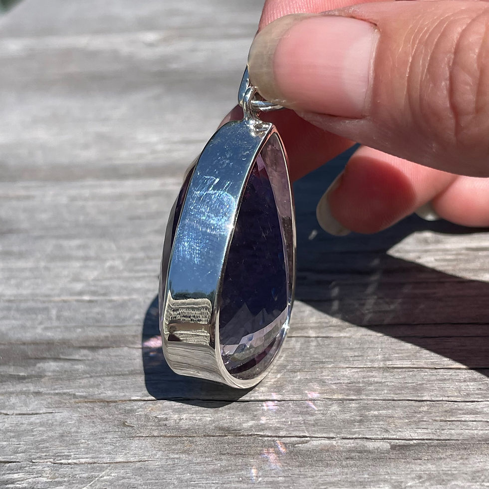 Thumbnail: Huge teardrop amethyst 