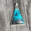 Thumbnail: Medium triangle shaped shattuckite pendant