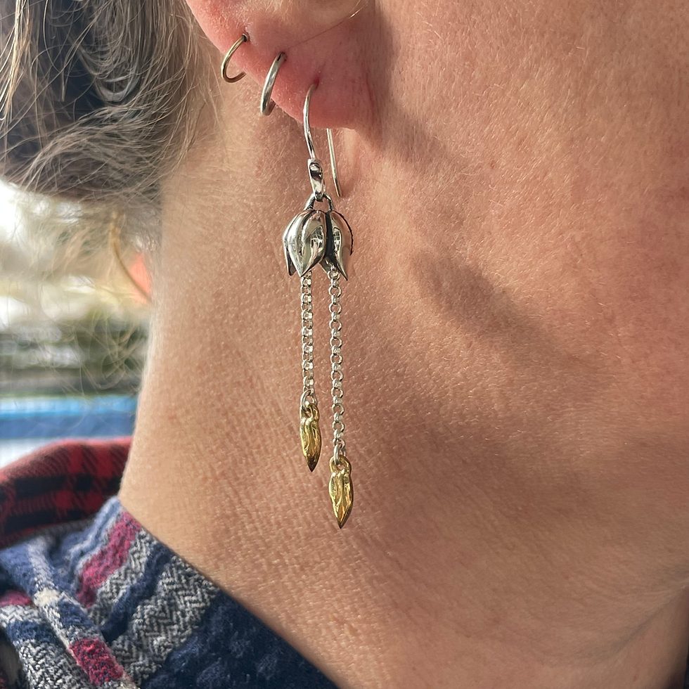 Thumbnail: Roulette 18 Lily Of The Valley Earrings