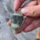Thumbnail: Teardrop polychrome jasper pendant