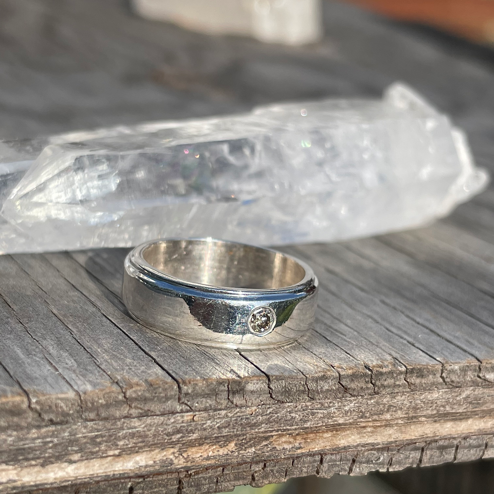 Thumbnail: Size 7.5 diamond band 