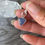 Thumbnail: Faceted triangle tanzanite pendant 
