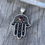 Thumbnail: Roulette 18 Granulated Hamsa Pendant