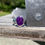 Thumbnail: Oval deep purple sugilite ring