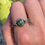 Thumbnail: Marija Designs Green Tourmaline Filigree Details Ring