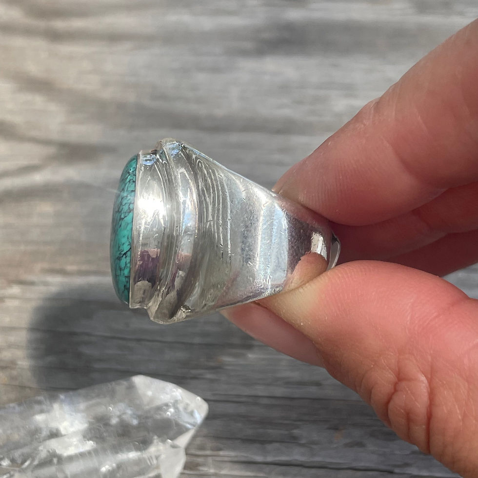 Thumbnail: Saville Designs classic setting turquoise ring