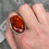 Thumbnail: Large amber ring