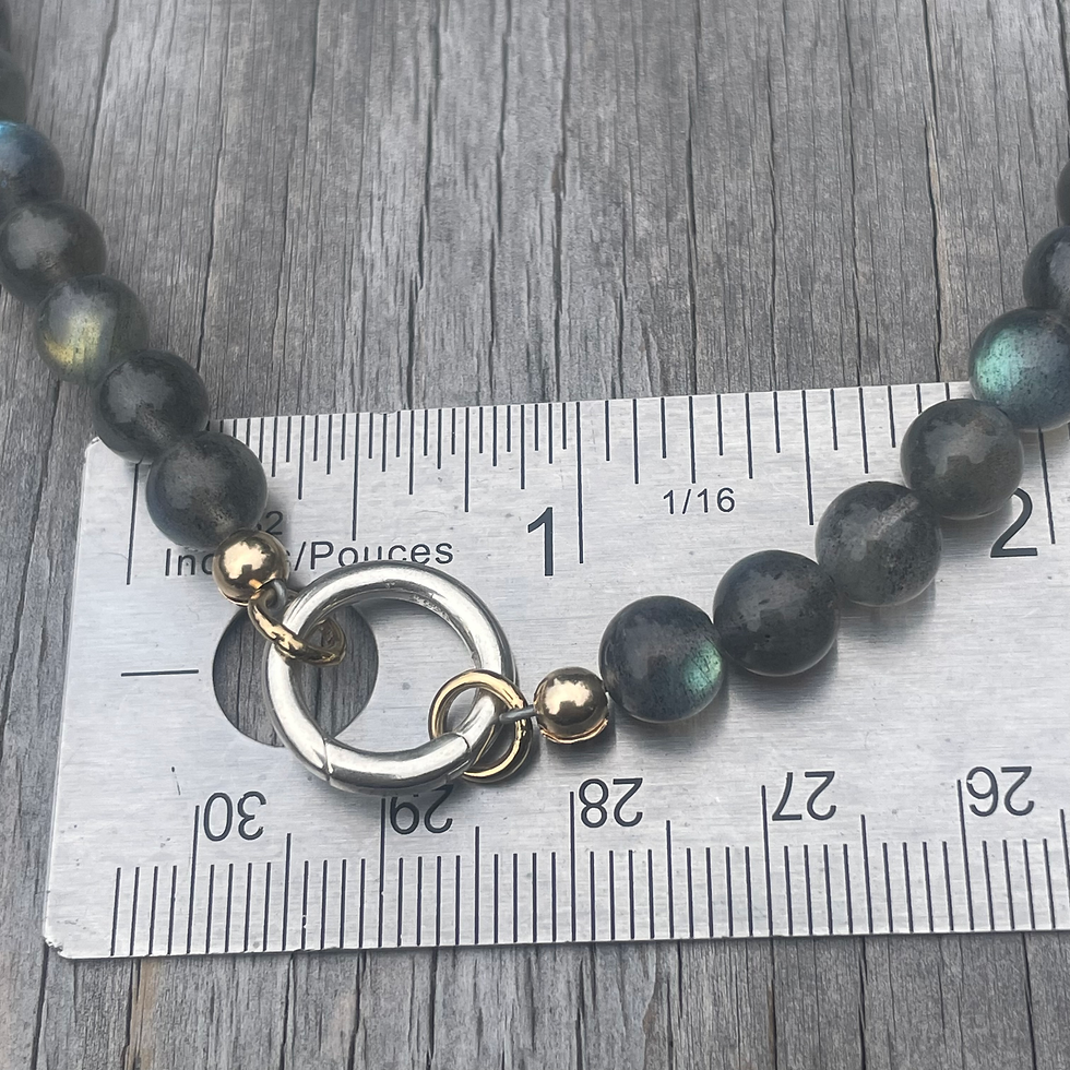 Thumbnail: Labradorite enhancer necklace 