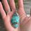 Thumbnail: Large asymetrical amazonite pendant