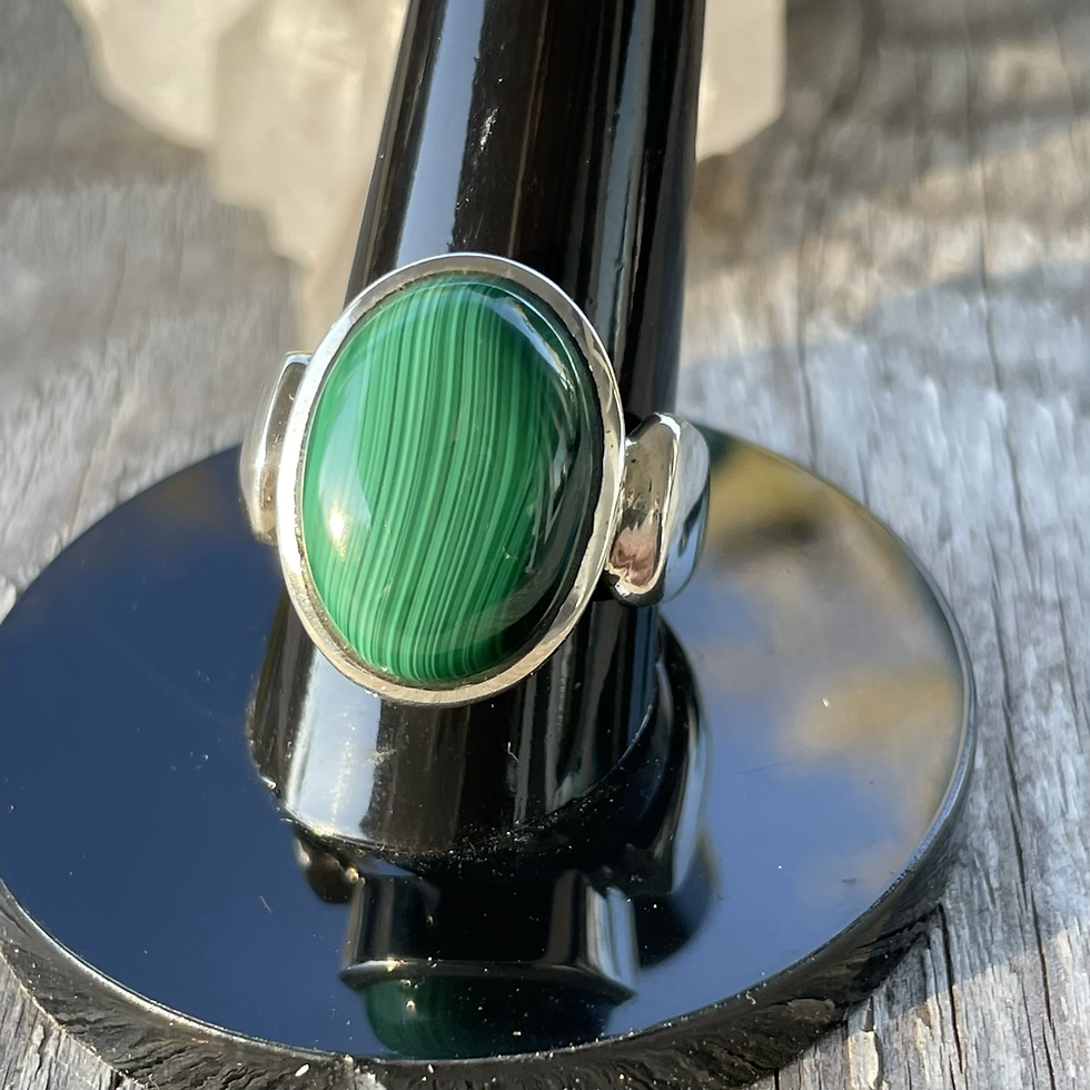 Thumbnail: Malachite ring